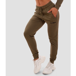 GymBeam Damskie spodnie dresowe TRN Olive
