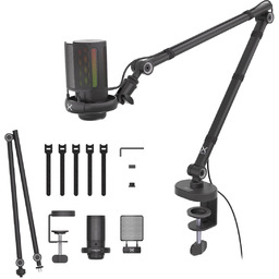 KRUX Epic 1000 mikrofon USB zestaw ramię kosz