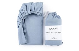 POOFI Prześcieradło Organic&Color 70x140 kolor: dusty blue