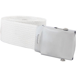 Mil-Tec Pasek Parciany Biały - Biały