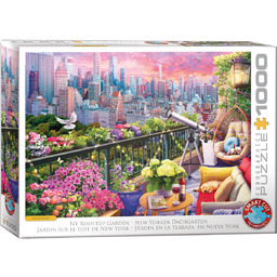 Eurographics, Puzzle 1000 Ny Rooftop Garden 6000-6161
