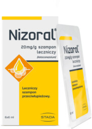 Nizoral 20mg/g szampon 6 ml - 6 saszetek
