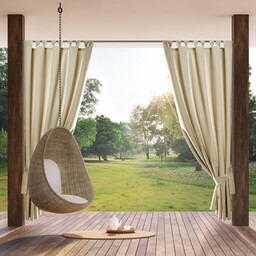 Eurofirany Zasłona gotowa 155x240 Garden beżowa jasna