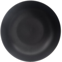 Talerz obiadowy głęboki ceramiczny czarny 20,5 cm, 800