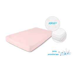 Babymatex Podkład higieniczny 70x140x10 jersey 09 różowy jasny