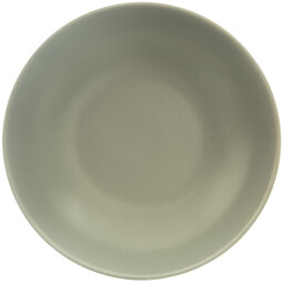 Talerz obiadowy głęboki ceramiczny zielony 20,5 cm