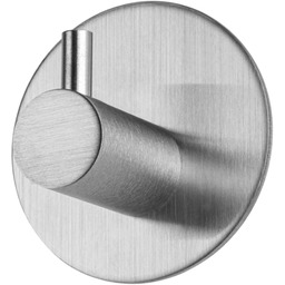 Wieszak łazienkowy samoprzylepny Starno okrągły, srebrny