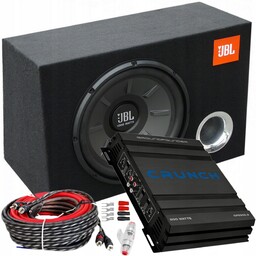 Skrzynia Basowa Jbl 1000W Mdf Crunch Kable