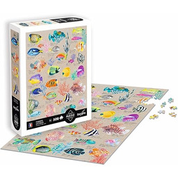 Sentosphère Puzzle - 500 elementów - Egzotyczne Ryby