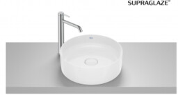 ROCA A32787NS00 TERRA Umywalka nablatowa okręgła 39 cm