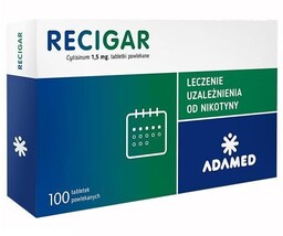 Recigar 1,5 mg Tabletki na rzucanie palenia, 100
