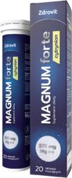 Zdrovit Magnum Forte Cytrynian 375 mg, 20 tabletek