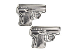 Metalowe kostki do drinków-pistolety 2 sztuki (GAD02899)