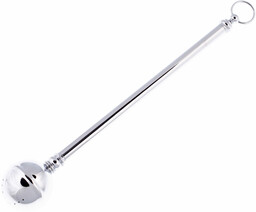 Kropidło kulkowe długie mosiężne niklowane