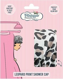 The Vintage Cosmetic Company Czapka prysznicowa z nadrukiem