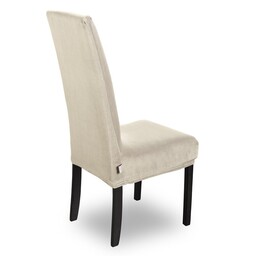 Design 91 Pokrowiec na krzesło welwetowy 35x55x30 kremowy