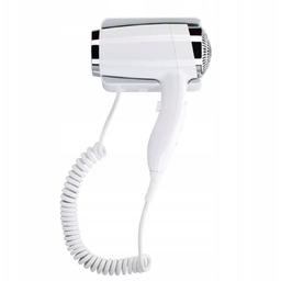 Hotelowa suszarka do włosów biała wisząca 1800W