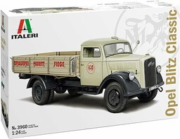 Italeri 3960 1:24 Ciężarówka Opel Blitz - modelowanie,