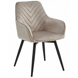 Elior Beżowe krzesło biurowe obrotowe E3-M03