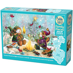 Puzzle, Spotkanie przy ognisku, 350 el.