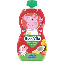 BOBOVITA Peppa Pig banan z mango i musem