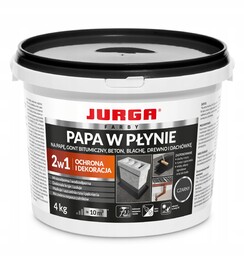 Papa w płynie wodoodporna Jurga 4 kg Czarna