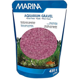 Marina Dekoracyjny żwir do akwarium, 450 g, różowy