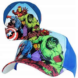 CZAPKA CHŁOPIĘCA Z DASZKIEM AVENGERS BEJSBOLÓWKA dziecięca 56