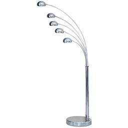 Lampa stojąca PALP Chromowana - AZzardo - lampa