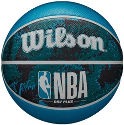 Wilson Piłka koszykowa NBA DRV Plus Vibe czarno-niebieska