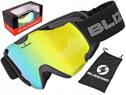 Blizzard gogle narciarskie 938 black REVO yellow