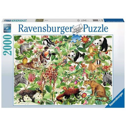 Ravensburger, puzzle, Dżungla, 2000 el.