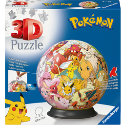 Puzzle 3D Kula Pokemon Postacie