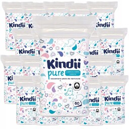 Cleanic Kindii Płatki Pure Kosmetyczne Bawełniane Dla Niemowląt