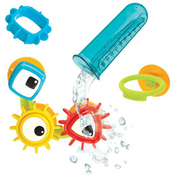 Sorter kształtów z ruchomymi trybikami Zabawka do kąpieli