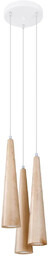 Lampa wisząca SULA 3P naturalne drewno SL.1101 -