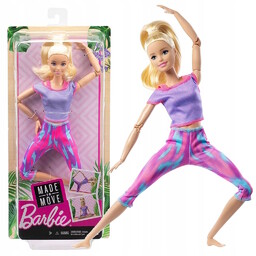 Barbie Lalka Made To Move Gimnastyczka GXF04