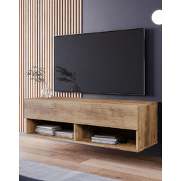 Szafka pod telewizor 100 cm wisząca/stojąca kasztan Lowboard