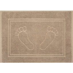 Dywanik łazienkowy bawełniany beżowy DFG-03