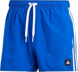 adidas Mężczyźni 3-Stripes CLX Very-Short-Length Swim Shorts, Royal