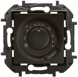 NOWE NILOE - TERMOSTAT ELEKTRONICZNY POKOJOWY CZARNY -