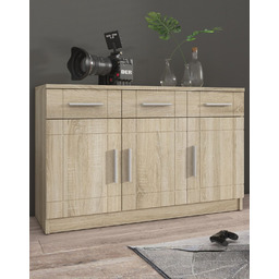 Komoda Paris Dąb Sonoma 3F3S