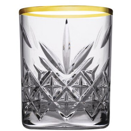 PASABAHCE Zestaw kieliszków Timeless Gold 62 ml (4