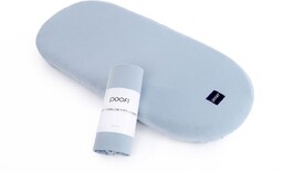 POOFI Prześcieradło do wózka Organic kolor: dusty blue