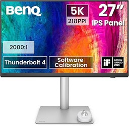BenQ PD2730S 27-calowy monitor 5K, 90 W Thunderbolt