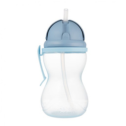 Canpol Babies Bidon ze składaną rurką 370ml niebieski