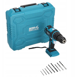 Wiertarko-wkrętarka Udarowa Dedra Sas+all DED7042 walizka wiertła