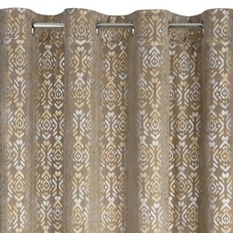 EUROFIRANY Zasłona Laura 140 x 250 cm Beżowo-złoty