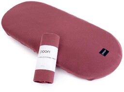 POOFI Prześcieradło do wózka Organic kolor: bordowy
