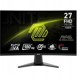 Monitor Curved 27" Msi Mag 27C6F| 1920x1080 Va